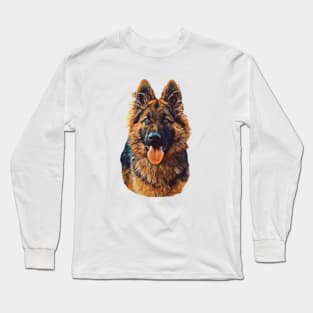 Brown German Shepherd Long Sleeve T-Shirt